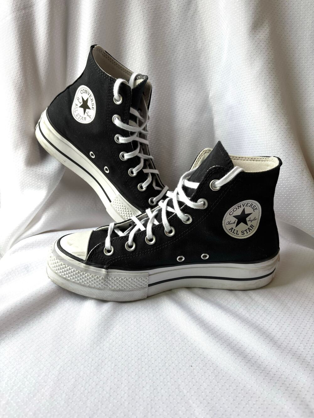 Converse Chuck Taylor All Star black high top canvas sneakers